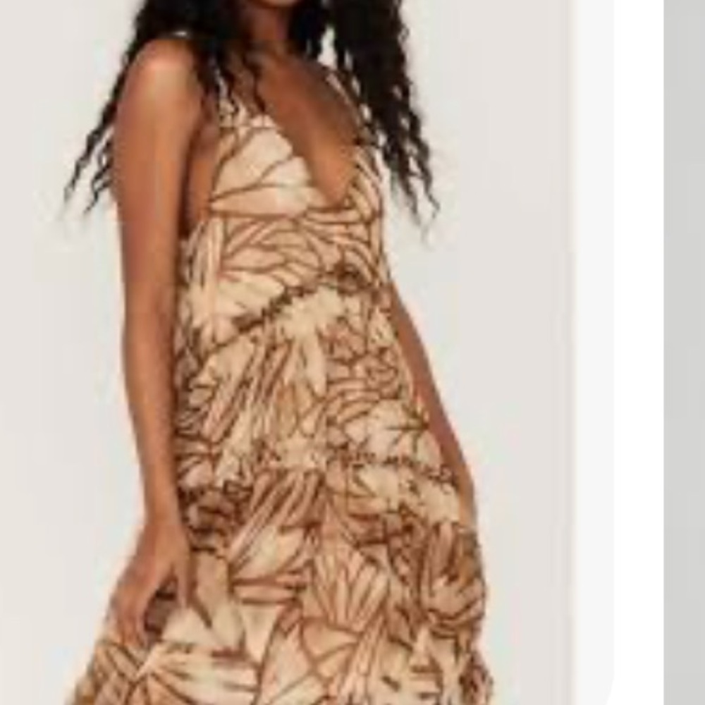 Free People NWT Julianna Sleeveless Flowy Maxi Dress Size - Small - Picture 3 of 17